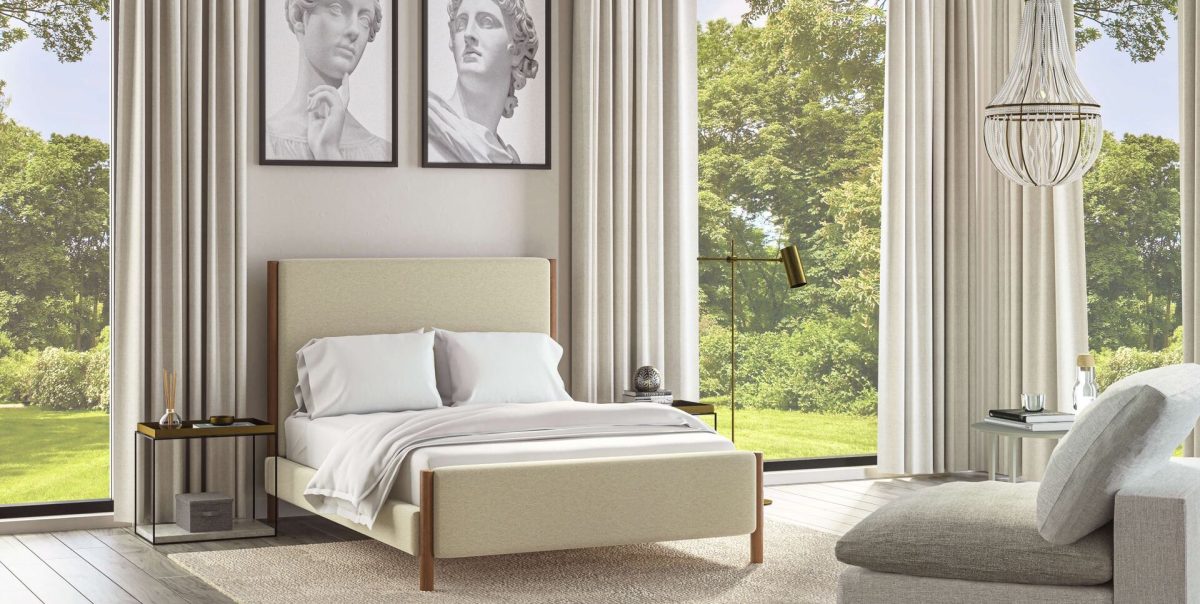saatva milan bed frame