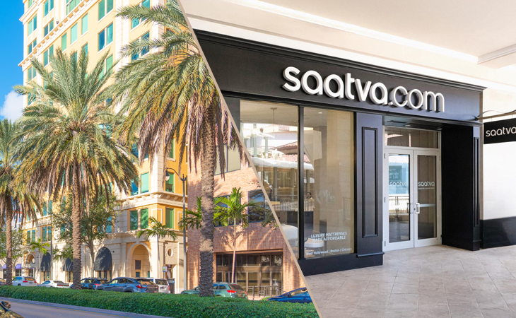 saatva coral gables viewing room - miami, florida