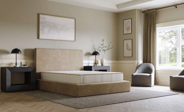 luxury bedroom setup