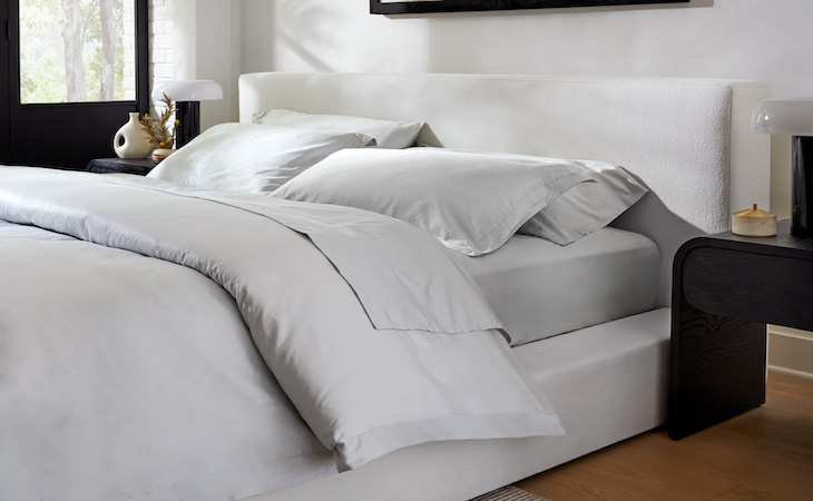 nicely decorated bed