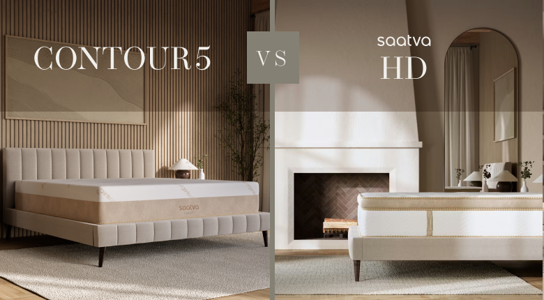 Comparison of two mattress models - contour5 vs saatva hd