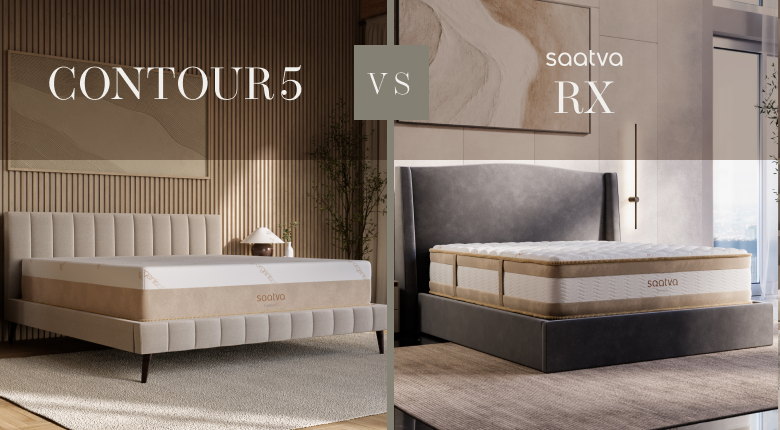 Comparison of two mattress models - contour5 vs saatva rx