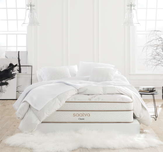 Saatva Classic White Room