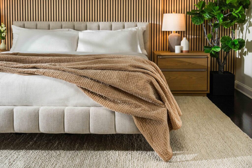 Velvet Pick Stitch Quilt